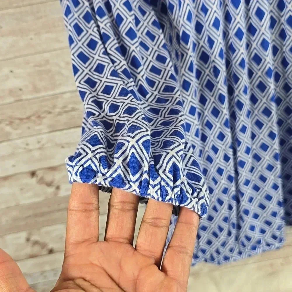 Michael Kors | Top | Soft Fabric | Blue | Size M | Long Sleeves - Picture 2 of 6